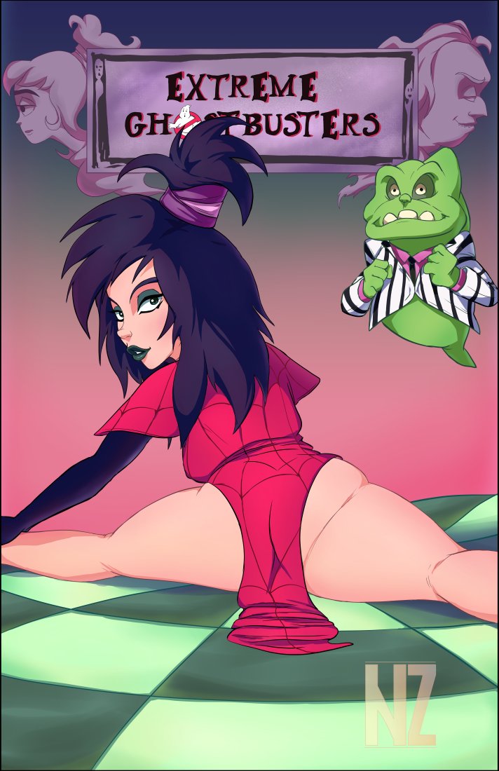 NoLegal6's tweet photo. My Take Of Kylie Griffin Featuring Slimer From "Extreme Ghostbusters" https://t.co/eIt0j2zpJu