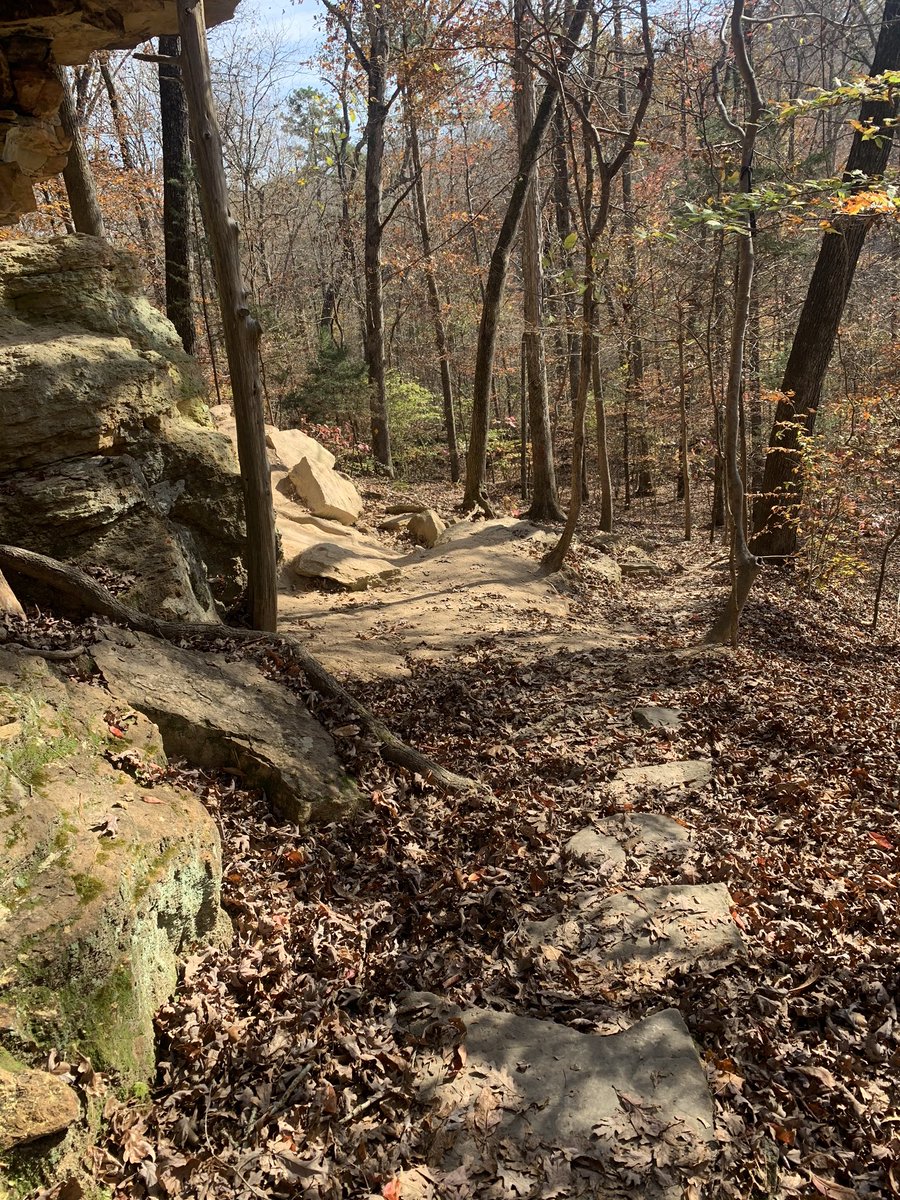 CorieHaynes's tweet photo. Spent the day hiking at Tishomingo State Park! Did 3 out of 7 trails, and I can’t wait for the next pretty weekend to go again! #solohiking #trails #AppalachianFoothills #MSweather #outside #fitlife #exercise #healthylifestyle https://t.co/rvTnAtrgXu