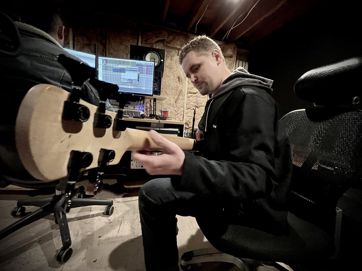 Tracking the LOW stuff tonight. #newmusic