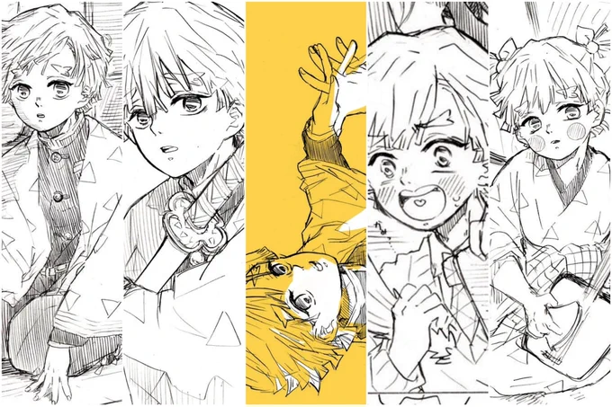 #繋がらなくていいから俺の我妻善逸を見てくれ 
大好きなのでたくさん描いてます 