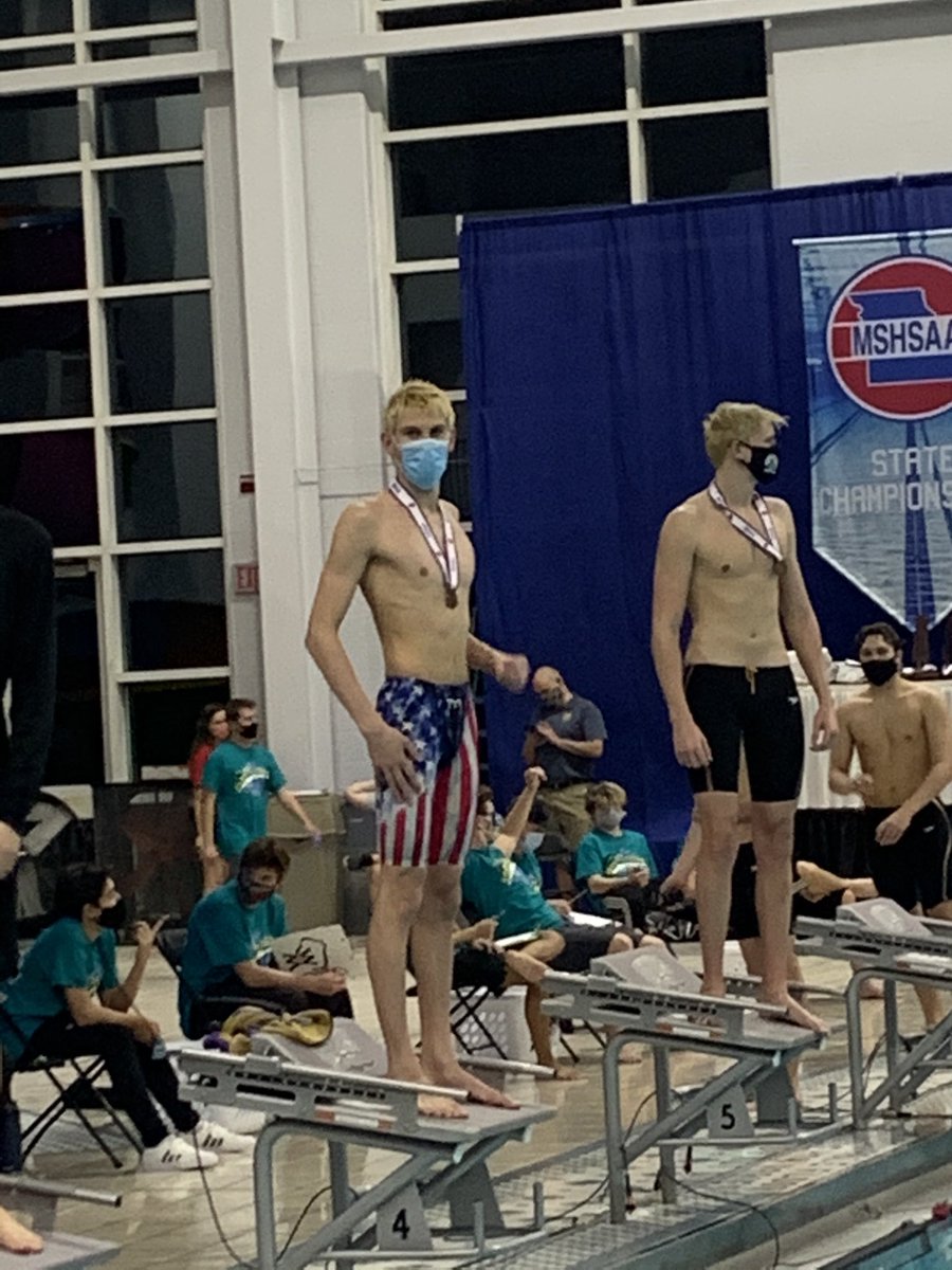 Scott Doll FIRST TEAM ALL STATE IN THE 500 FREE!! Scott swims to a 4th place finish in the event!

Ridge McBride scores points in the event as well finishing 14th and all state honorable mention!