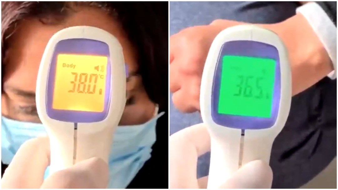 Especializarse su veinte Foro_TV on Twitter: "Video: Doctor demuestra que tomar la temperatura en la  mano no funciona para detectar COVID-19 https://t.co/YoJ6AiyIKJ  https://t.co/yV2Wt73EDx" / Twitter