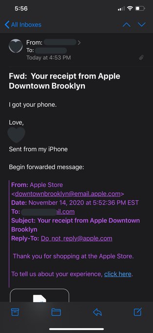 My favorite sub just picked me up a new phone :) Love that for me https://t.co/cDOdhpG9XL