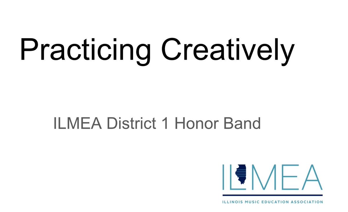 NCB members Josh Wirt and Catie Hickey worked with middle school low brass players today as part of the virtual Illinois Music Educators Association (ILMEA) festival!