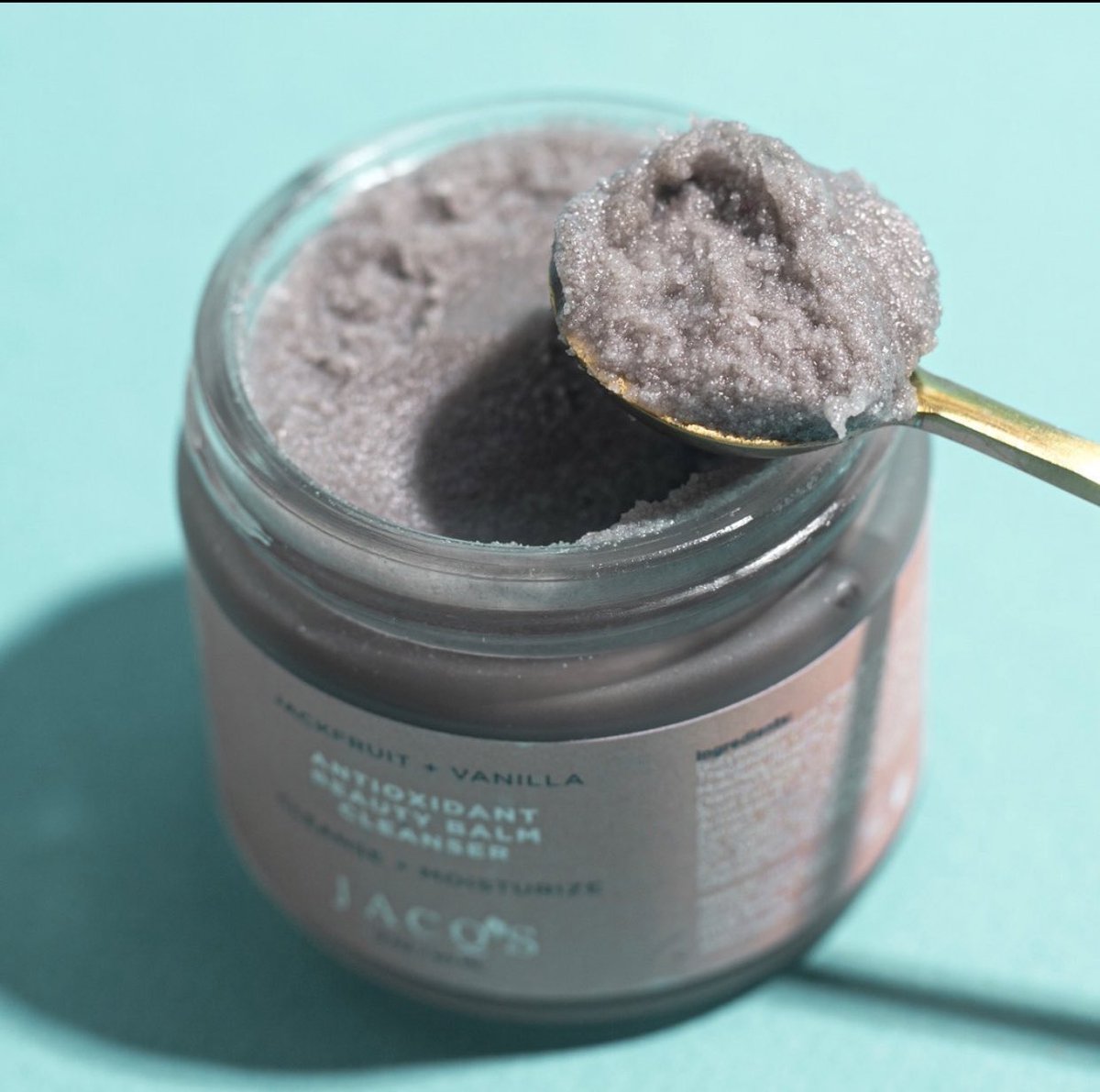 Mandelephant's tweet photo. #JacqsOrganics Jackfruit + Vanilla waterless balm works as a hydrating #cleanser + #moisturizer.  #doublecleansing #haitianowned #cleanskincare #veganbeauty #shop613 #SupportBlackBusiness #acne #maskne https://t.co/TSTWwhicaz