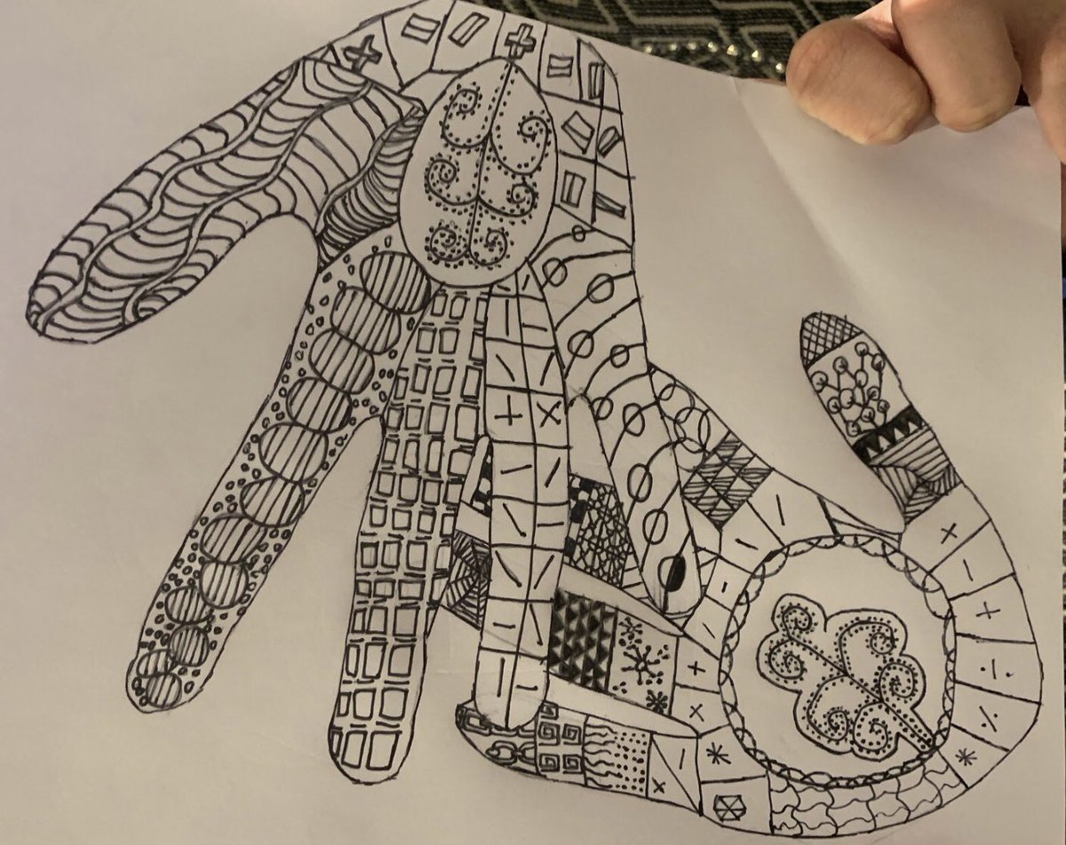 SarahHDSB's tweet photo. More amazing art by grade 8 students! I’m in awe! @VEN_HDSB @MarchioneHDSB @SarahFulmer9 https://t.co/6S3yhNpNRi