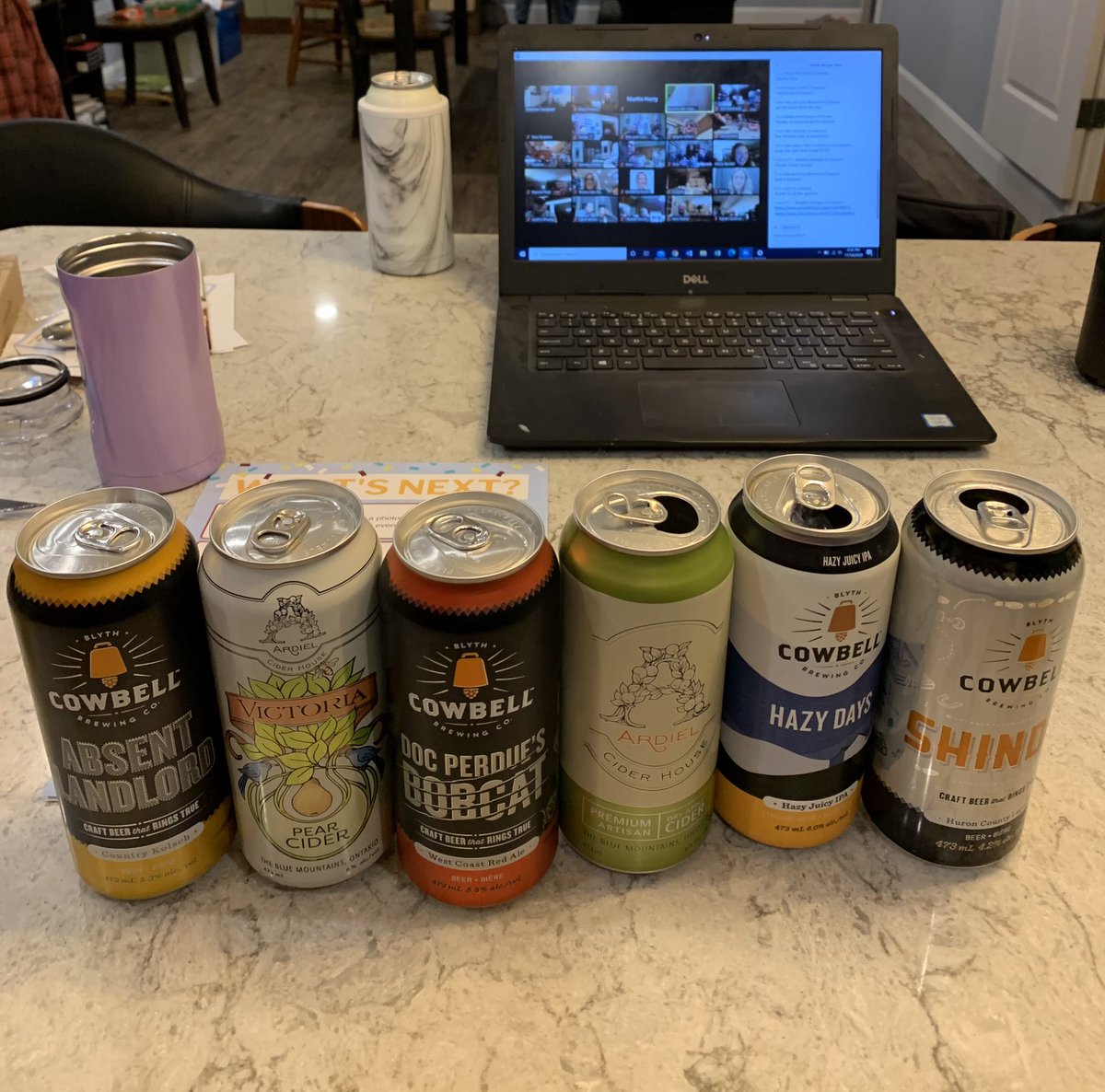 svickers_16's tweet photo. @VickhavenFarms and I had a great time tonight cooking with @FarmFoodCareON gala! Dinner was delicious and we had @Jackvickhaven @Lee_Mayes92 join us for the beer tasting 🍻#ffcgala2020  Then we feed the family with our spoils! https://t.co/zX5JXHfQu3