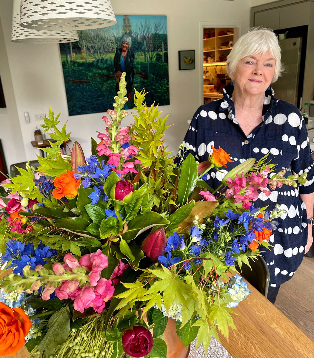 What a wonderful day I have had for my 80th birthday. Still recovering from so much love.