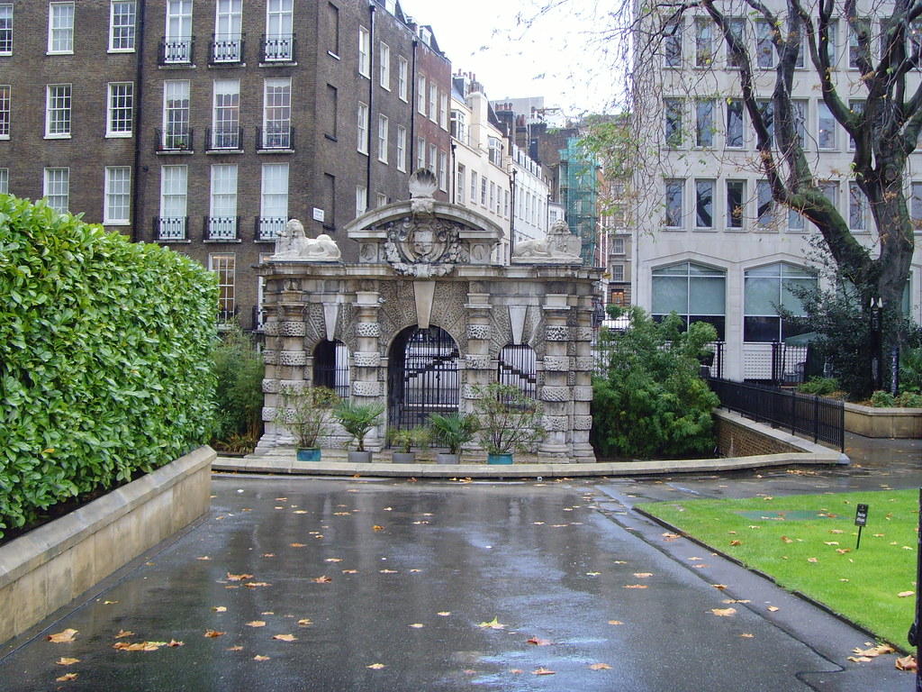 One of London's least known but most telling seventeenth century monuments is York Water Gate now rather sadly stranded below lawn-level in Thames Embankment Gardens. What is it doing there?
