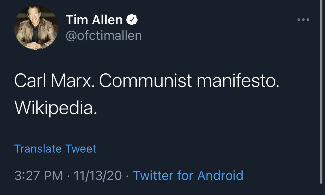 Vurdering I mængde Pind Jew))) on Twitter: "Tim Allen is dumb. Shavua tov." / Twitter