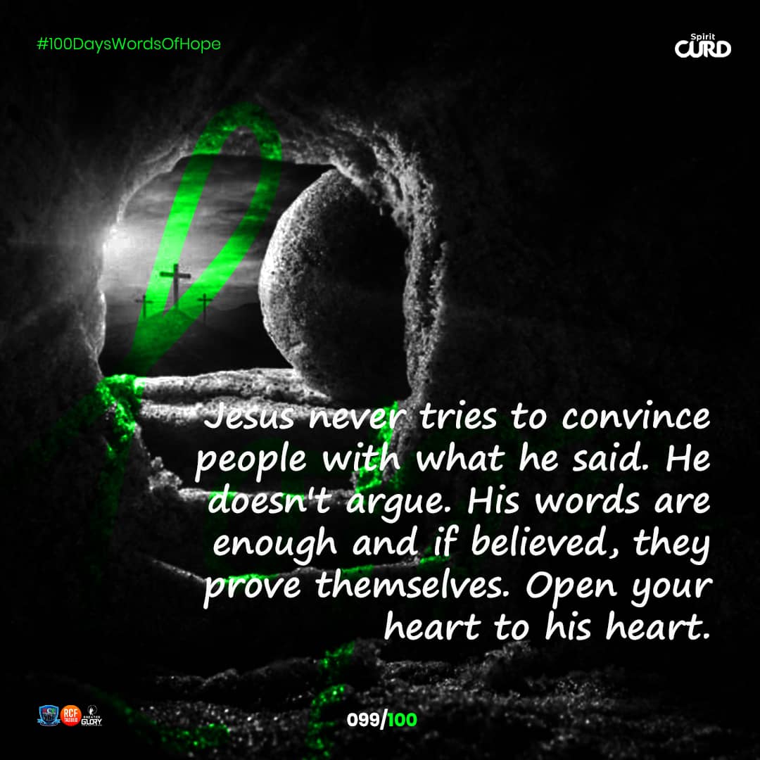 thercftasued's tweet photo. Day 099/100

Open your heart to God's heart...

#100dayswordofhope
#hope #word #life #worried #peace #burden #depressed #oppressed #restoration #glory #purpose #thercftasued #rcf #rcf #rccg #rcfunilag #rcfogunzone_ #rcfoou #people #discovery #rccf https://t.co/qXCdHh2T3l