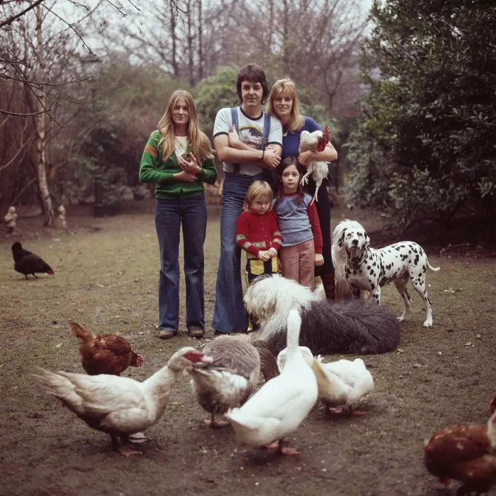 paul mccartney with various animals, a thread 