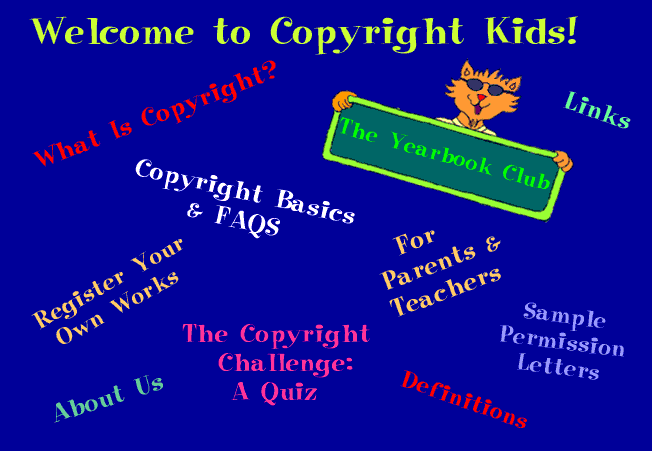 The book points out to  http://www.copyrightkids.org&nbsp;, which is a c. 2001 website created by the  @TheCSUSA. It is, um, hilarious.