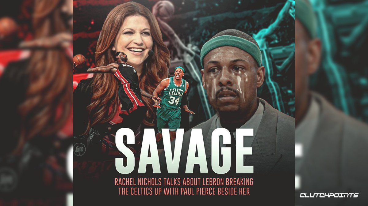 Clutchpoints On Twitter Awkward Is A Word That Perfectly Describes The Silent Reaction From Paul Pierce Following Rachel Nichols Intro