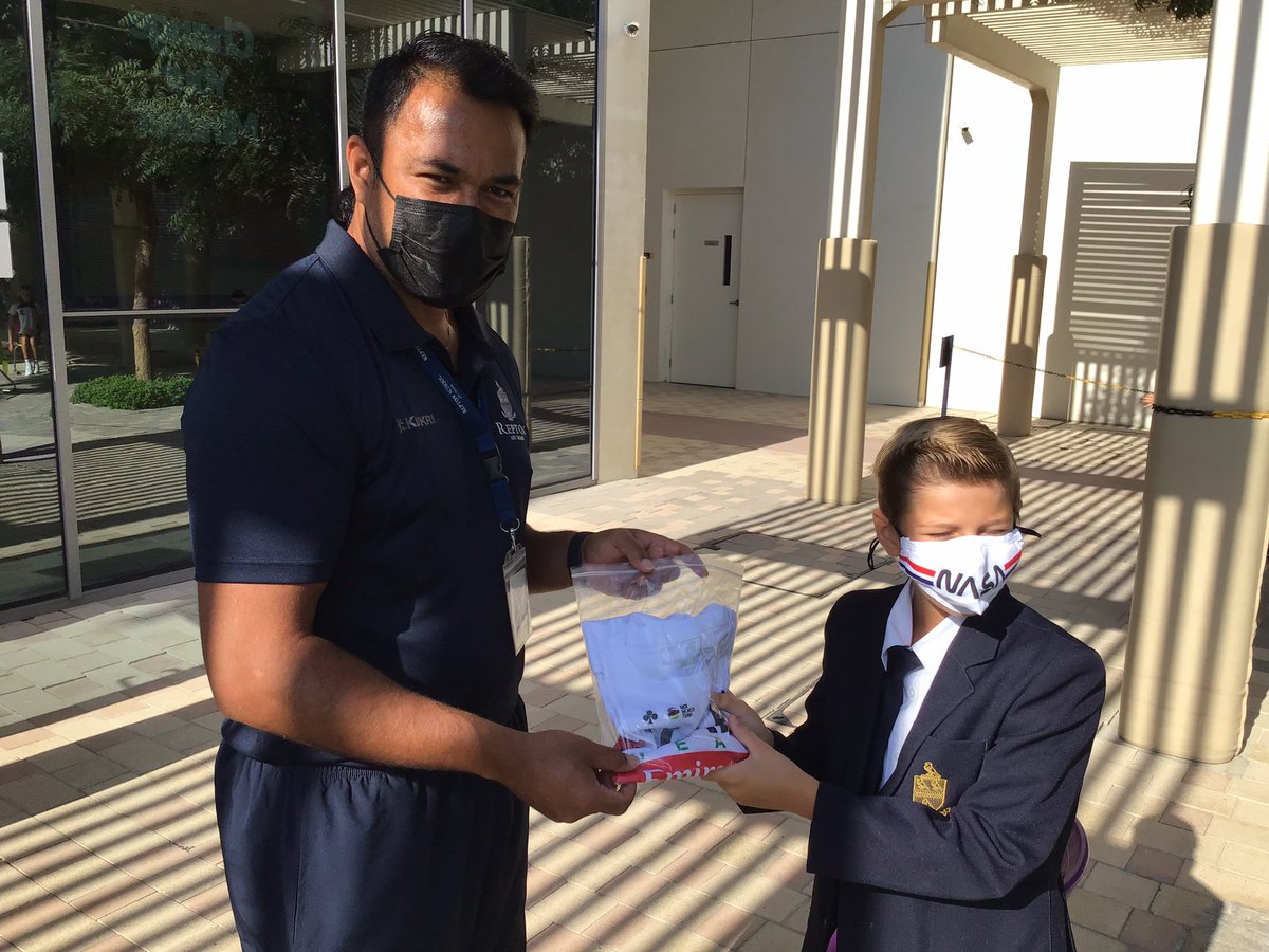 ReptonADSport's tweet photo. Some entrants @ReptonADYr4 receiving their @TeamUAEAbuDhabi @GulfMulti Champions Challenge T-shirt. We look forward to seeing your best cycle poses coming soon
#RADcycles #beinspired #RADcommunity https://t.co/wcXGB8j2qV