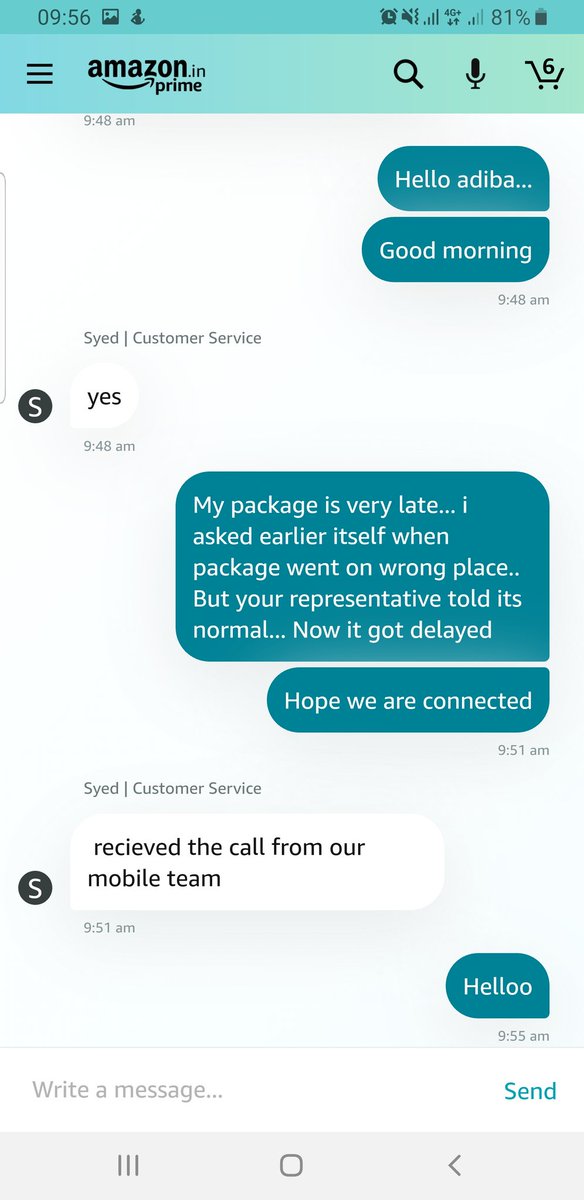 Redhu_R's tweet photo. @amazon @AmazonHelp @amazonIN Package reached just 5 - 10 Kms away from delivery location ( as per tracking ). It then went to another district. But never cared. Now no response from your team.. pls check. https://t.co/0YWT8HS6og