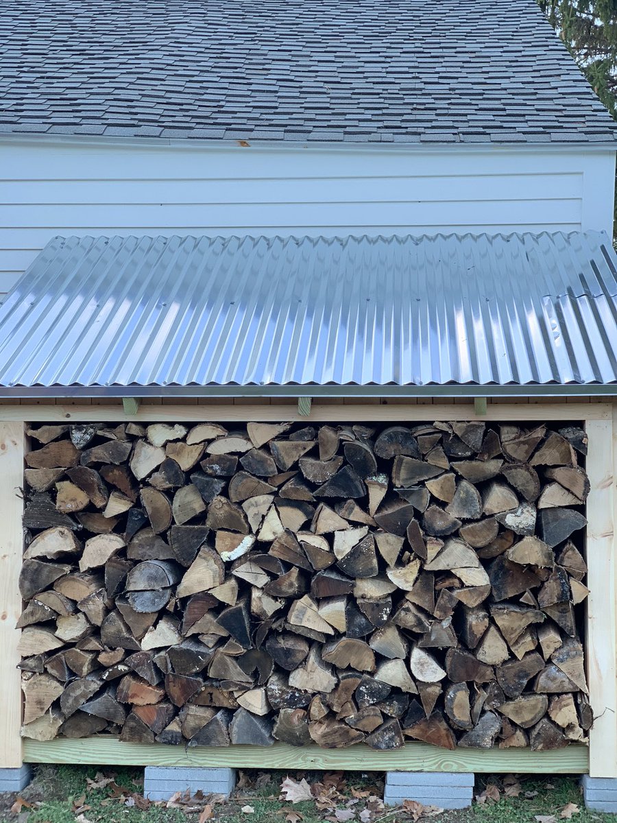 ALDeAngelo's tweet photo. Good weather means outdoor projects. Finally a dry place for #firewood #northshoreliving #farmhouse #diy #newengland https://t.co/gSARe0ilvd