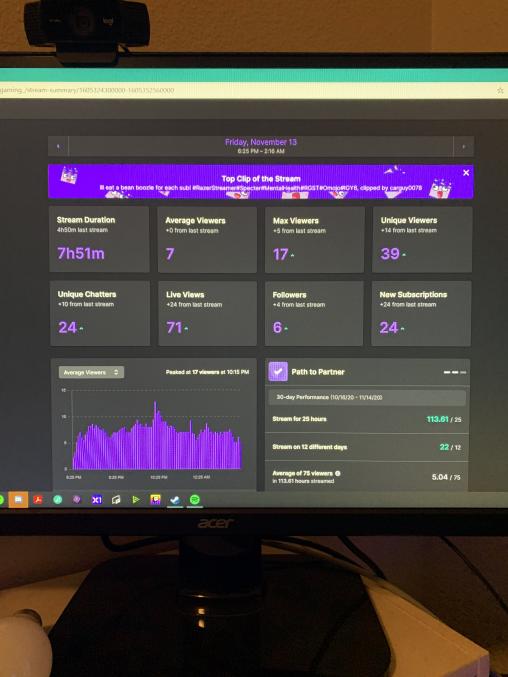 Zesty_Gaming_'s tweet photo. Thank you all so much for the love and support in making my dream of full-time content creator closer to a reality! 24 subs in one night! https://t.co/qcKvWFNpUN
#RazerStreamer #SpecterEsports #RGST #Omojo #Mentalhealth #IGY6
@streamloots
@Razer
@Twitch
@OmojoGaming https://t.co/oVmpAj83QB