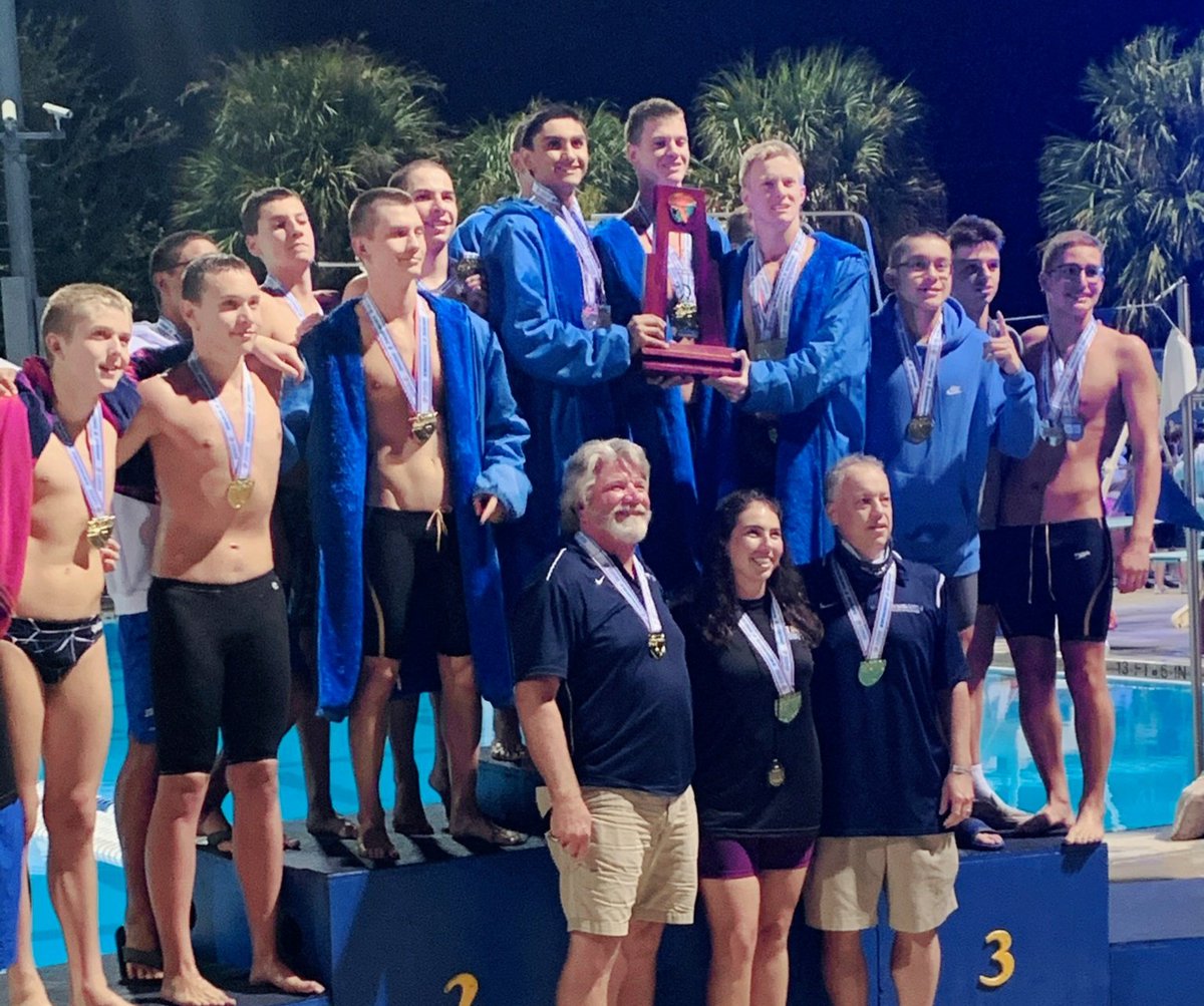 JesuitTampaFL's tweet photo. STATE CHAMPIONS!

Jesuit swimming wins its 3rd State title in the past 4 years!

In head coach Bill Shaffer's 25th year at the helm of Jesuit swimming, the Tigers win the school's 25th State Championship in 8 different sports.

#AMDG l #GoTigers l #JesuitSwimming https://t.co/NS6qO9lorZ