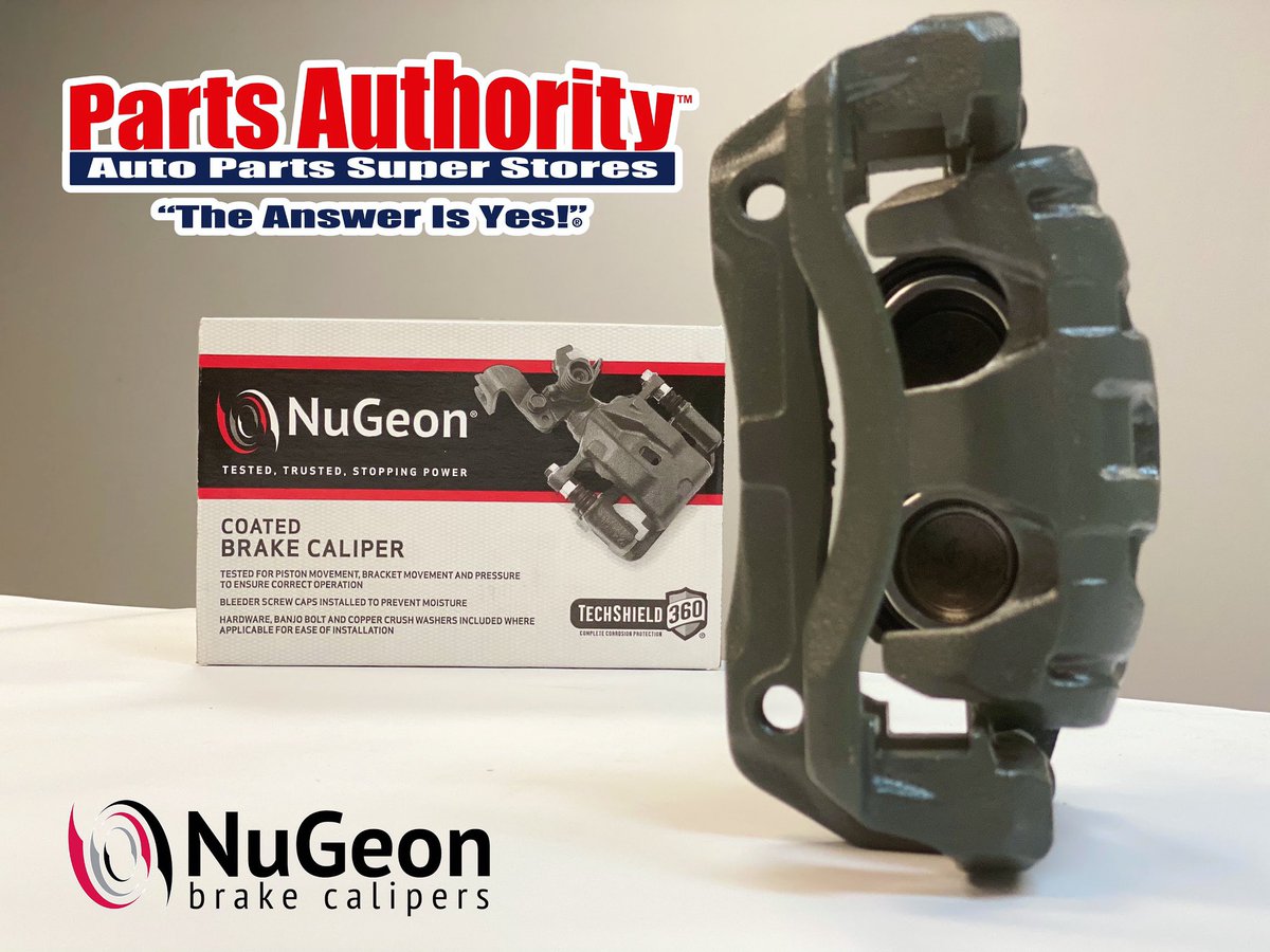 partsauthority's tweet photo. Built from O.E. castings for exact fitment and O.E. performance. Do it right the first time! Pick up your NuGeon Brake Calipers at #PartsAuthority! 🚘 🔧⚙️🧰
.
.
.
#poweredbypa #aftermarket #carparts #autoparts #Honda #Acura #BBBindustries #brakecaliper #caliper #brakes 🛑 https://t.co/U7wBLbcXar