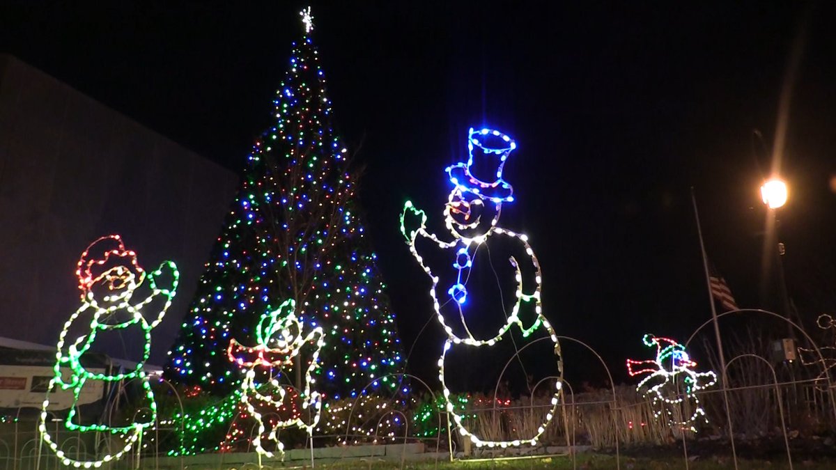 NCTV17's tweet photo. Naper Lights is back for the eighth year at Water Street to brighten up the holiday season.💡Be sure to walk (or drive!) all the way down to Jaycees Park to see the Great Tree and some new additions. ✨ https://t.co/zwloa6rkLE