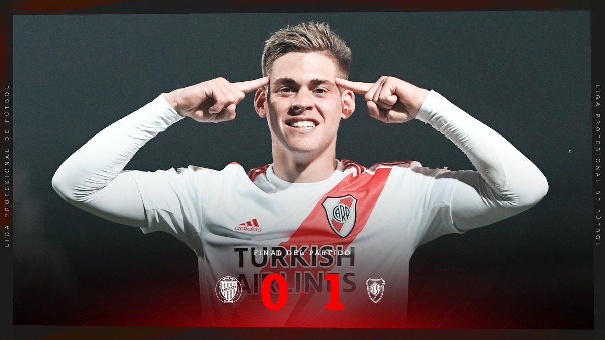 RiverPlate's tweet photo. ¡¡¡GANÓ RIVER!!! ⚪❤️⚪ https://t.co/0ficfrUe69