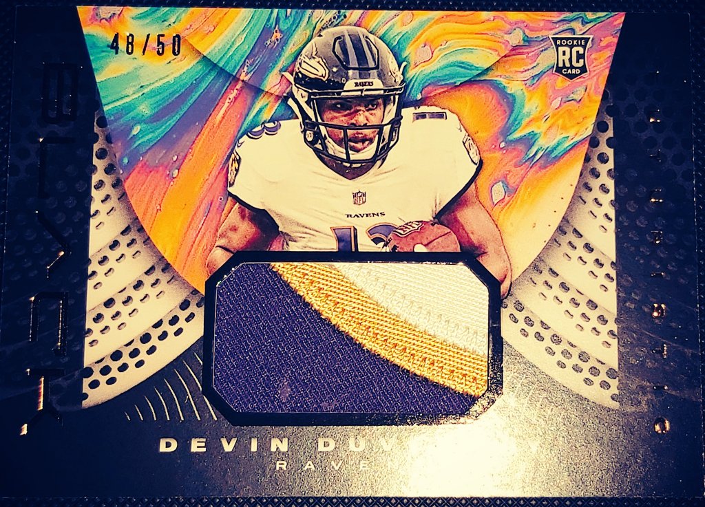 CardzWills's tweet photo. Available now at Wills Cardz UK

https://t.co/Ai4kUyqPEk

2020 Panini Black Football Devin Duvernay Rookie Card

#NFL 
#NFLUK 
#baltimoreravens 
#Ravensflock 
#devinduvernay 
#Rookiecard 
#ebayuk 
#tradingcards 
#FREEDELIVERY
#WillsCardzUK https://t.co/Y9yl0KYXVP
