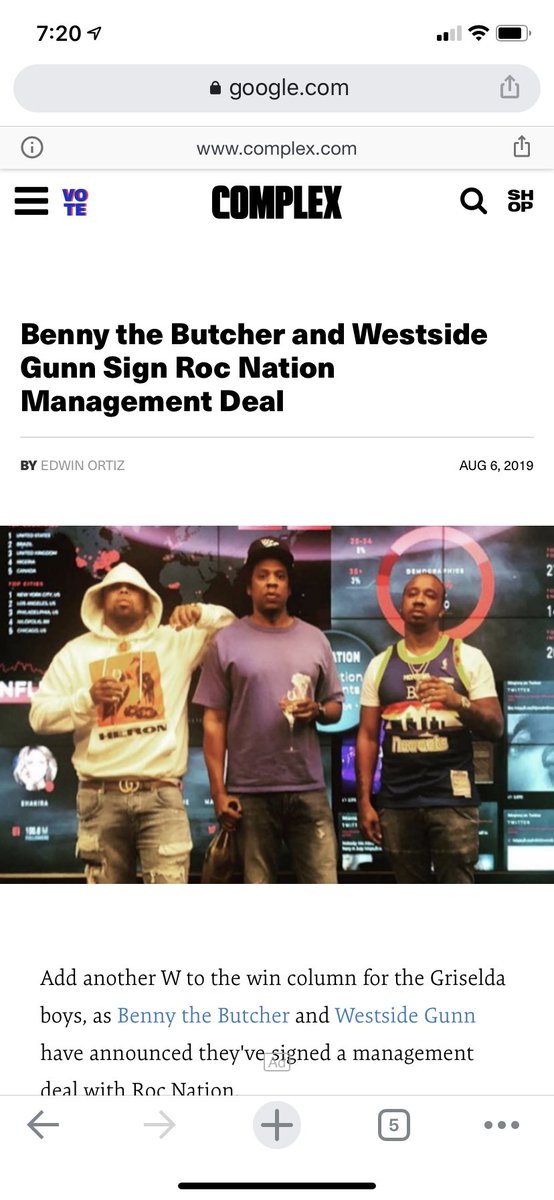 Dissatisfaction with Shady. Speaking of, The Roc did not come into the picture until August of 2019, long after Shady & Griselda had negotiated their contract which NORMALLY, a manager would do for the artist. Some people have suggested that Roc Nation should 