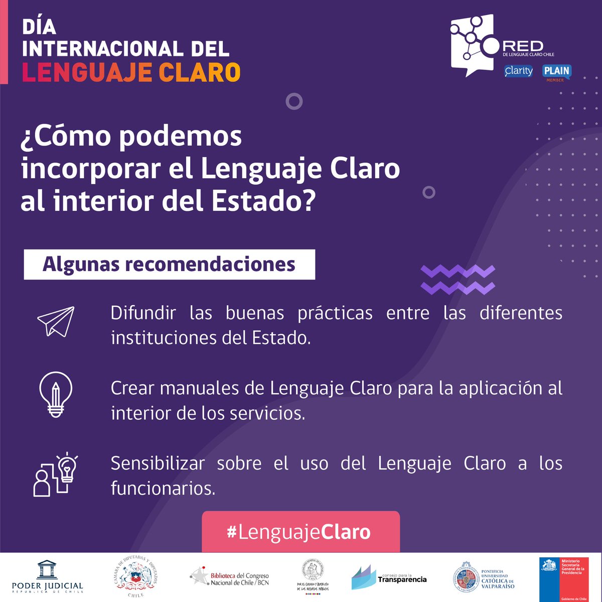 #lenguajeclaro <a href="/RedLCChile/">RedLenguajeClaro🇨🇱</a>