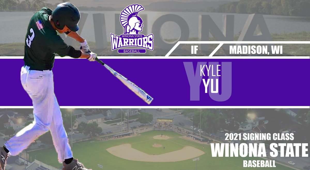 WinonaStateBase's tweet photo. Excited to announce the signing of Kyle Yu • IF • Madison Memorial https://t.co/Fkr9nMiOmo