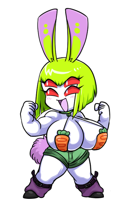 以前描いたコズミックバニー。本当はもう少し頭身低めにデフォルメできたらいいなーという気持ち。アニメーションさせようとおもって頑張ってパーツ分けて描いてたのに気づいたら全結合して保存してて泣く泣くただのイラストになった思い出がある絵 