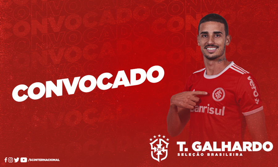 SCInternacional's tweet image. Parabéns, Galhardo! 👏 Nosso artilheiro foi convocado pelo técnico Tite para defender a Seleção Brasileira nas Eliminatórias da Copa de 2022. O camisa 17 colorado estará à disposição para a partida da próxima terça (17/11), contra o Uruguai, fora de casa. 😍🇧🇷 #VamoInter