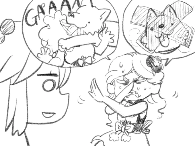 みぞれと犬 