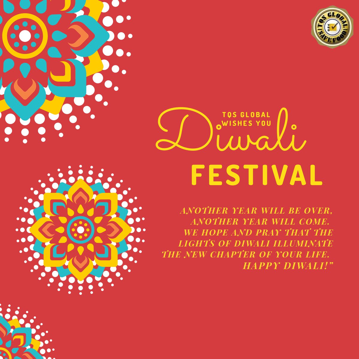 TQSINDIA's tweet photo. TQS Global wishes you all a Happy Diwali.
The spirit of the festival continues throughout the year in the form of hope and happiness for a better tomorrow.
#tqsglobal #Diwali2020 #diwalivibes #HappyDiwali https://t.co/NtllB6EcLI