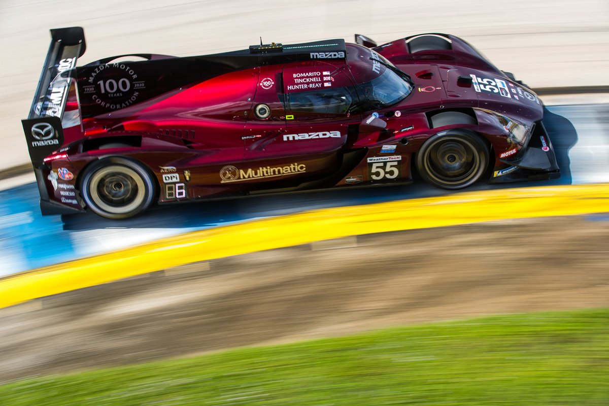 Multimatic's tweet photo. 🏆 WINNERS AT SEBRING!! 🏆

We re-started this unique 2020 season with a win at Daytona and now we’re finishing it with a win at Sebring!

1st - #55: Tincknell/Bomarito/Hunter-Reay
3rd - #77: Jarvis/Nunez/Pla

#StrengthThroughTechnology #MazdaMotorsports #Sebring12 https://t.co/yAHK4VZ6o6