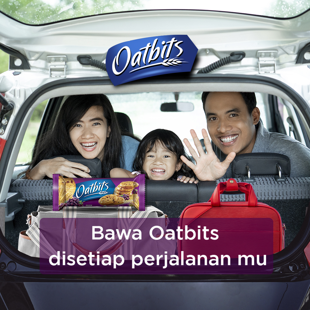 Liburan bersama keluarga memang paling menyenangkan yah,Oatlovers. Dan pastikan selalu sedia Oatbits Raisin untuk bekal disetiap perjalananmu.
#Everydayishealthy #Oatbits #Raisin #Oat #CamilanSehat #HealthyFood #Bekalperjalanan #Snack #Travelsnack
