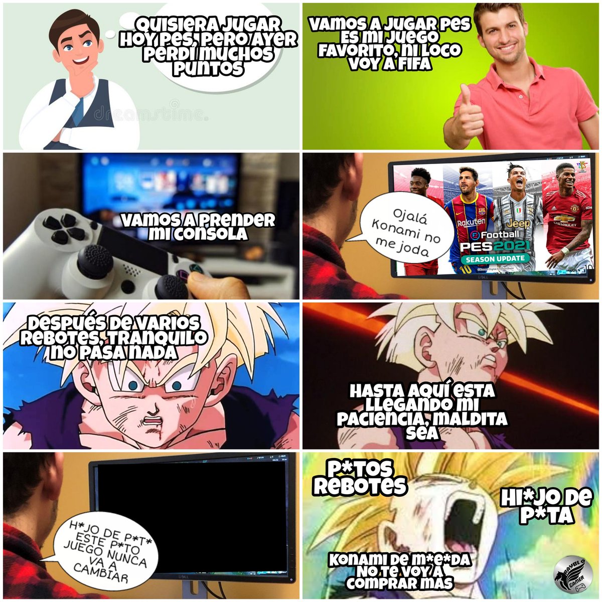 GamerRayblo's tweet photo. Jajajajajjaja alguien más se identifica......#eFootballPES2021 #PES2021 #pes21 https://t.co/tfSqkELAP3