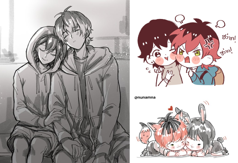 แปะของออริด้วย;p; #อยากเห็นงานของทุกคนแบบจิบิเทียบกับฟูลสเกล 