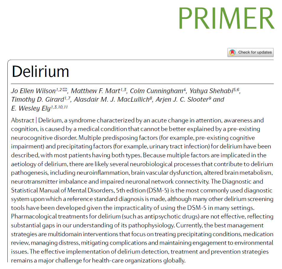 A_MacLullich's tweet photo. 💥🧠  Interested in learning more about #𝐝𝐞𝐥𝐢𝐫𝐢𝐮𝐦?  💥🧠

✨New review in Nature Review Disease Primers ✨

9 figures, 350 refs

https://t.co/5hBhqsNb8D

@WesElyMD @DrLindaMD @dr_shibley @EelesEamonn @LouiseAronson @GideonCaplan @MLRobertsonMD https://t.co/005HEWRFLY