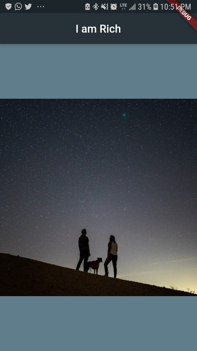 eco_iby_bae's tweet photo. #100DaysOfCode
100days of Flutter code, day01.
Did #HelloWorld with #flutter alongside #TeamSSA alongside
@Wil_AK @ValentineGatwi3 @OlayodeEnoch and @AlphonseBrando2 https://t.co/gytWmUB32c