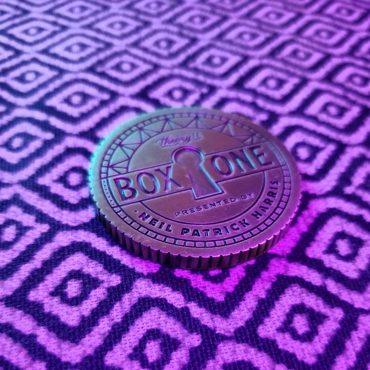 tweaq's tweet photo. Completed BoxOne! Absolute blast of a puzzle box!

#BoxOne #NPH #theory11 https://t.co/oKXoJFTORE