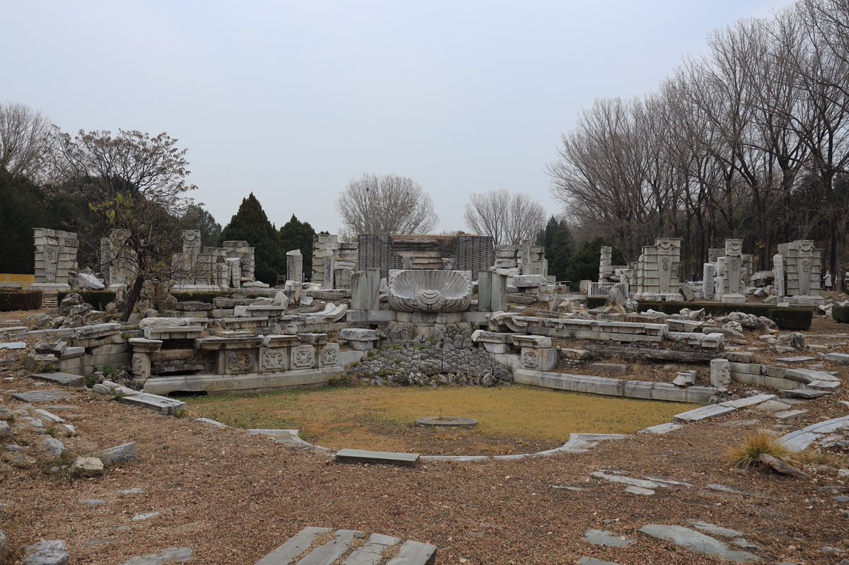 FcameraT's tweet photo. The old summer palace which destroyed by English and French. https://t.co/C9eIEzMnPr