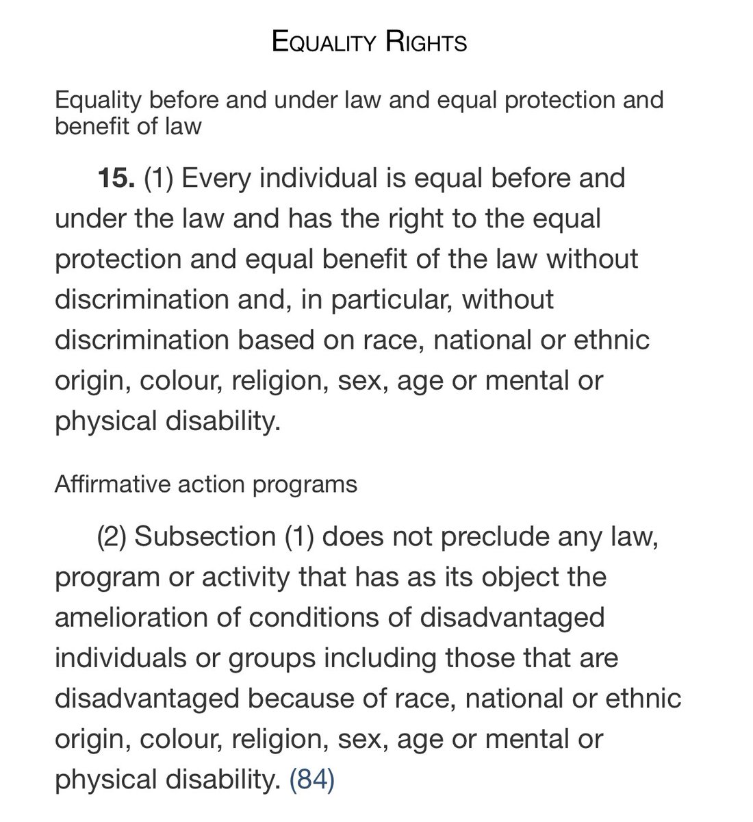 37.And ‘women’ — as a class of persons —have ‘sex-based rights’ as guaranteed in our Canadian Charter of Rights and Freedoms. @MinJusticeEn  @RobMoore_CPC  @Chris_Bittle  @BobBratina  @jimcarr_wpg  @SeanCaseyLPC  @Shaun_Chen Lyne.Bessette@parl.gc.ca Elisabeth.Briere@parl.gc.ca