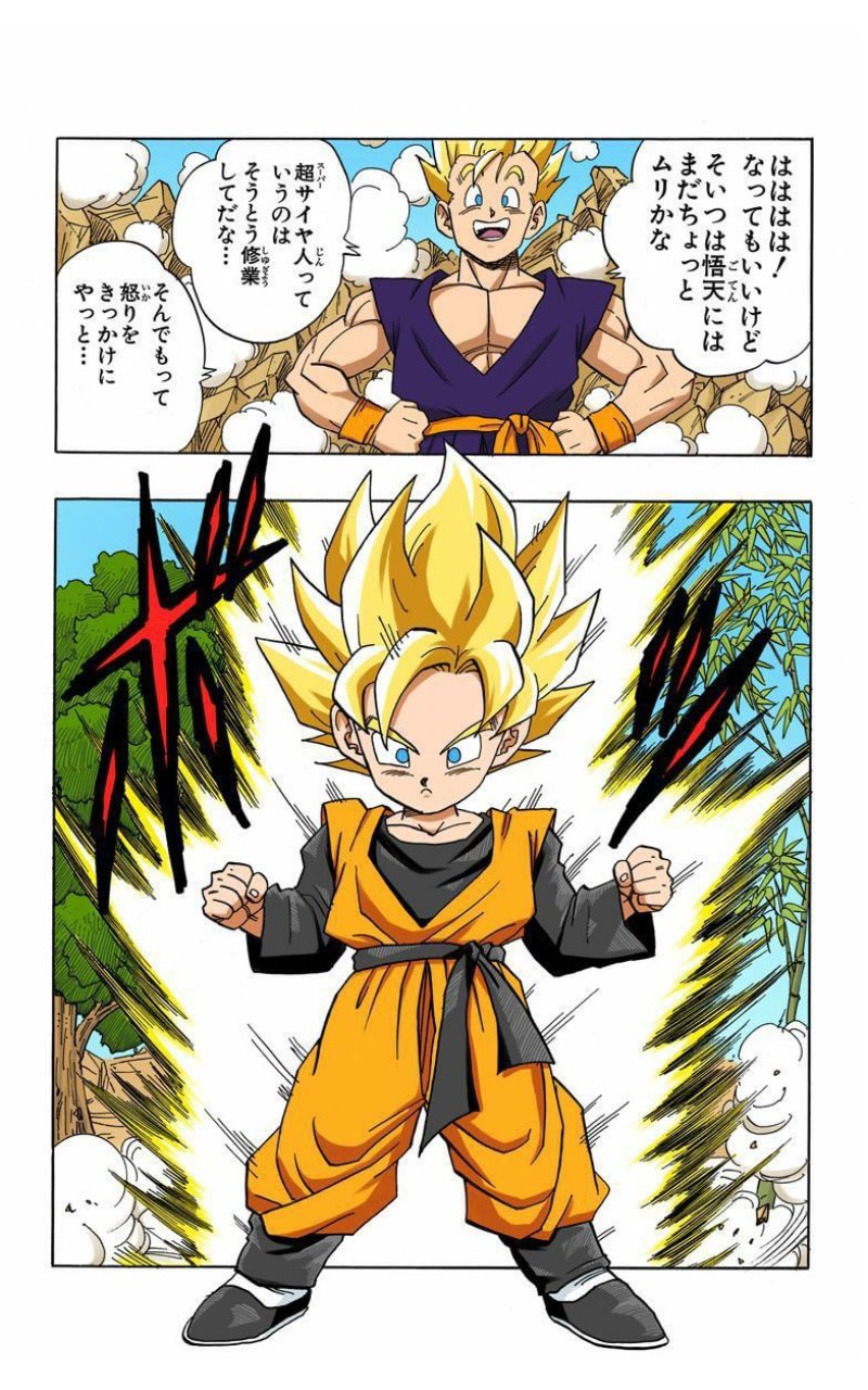Goten And Gohan Training
