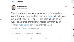 But of course, anyone who questions his ethics must be "smearing" him.  Others have leapt to his defence for playing armchair general and "observing" the election.