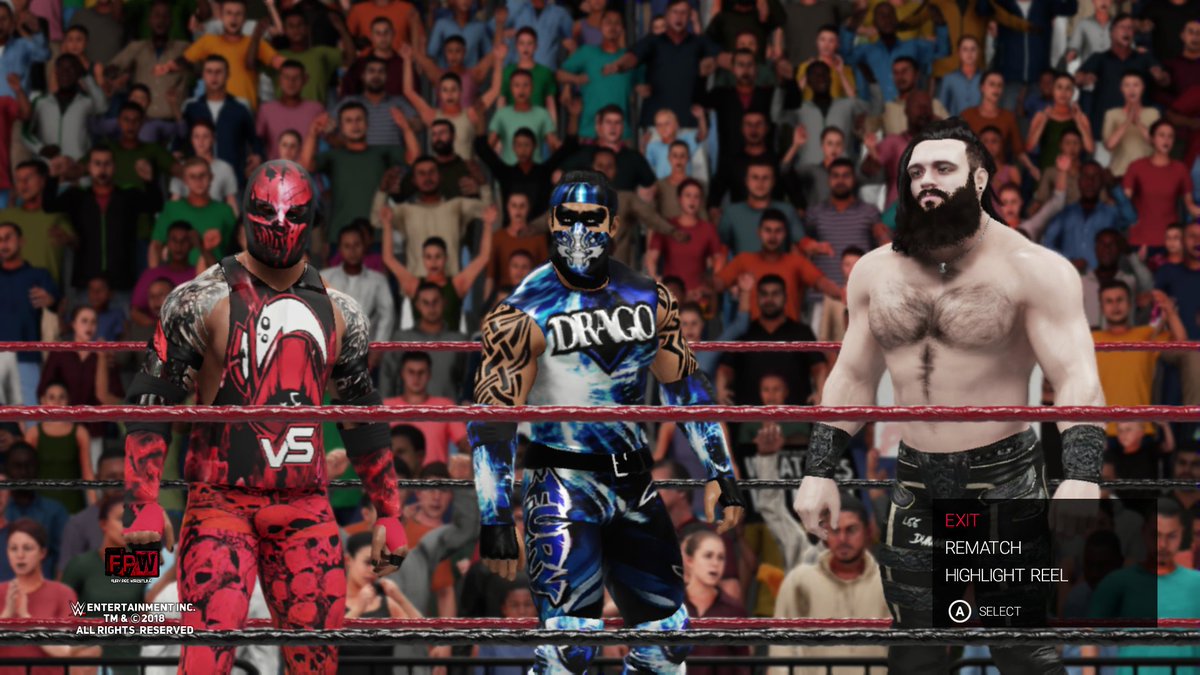 DjWesley16's tweet photo. Bad boys for life🤘 @Metalicdeadpool @GlitchyRelic3 #WWE2K19 #XboxShare https://t.co/ZbgupakWw8
