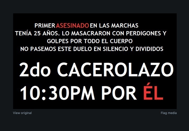 RaquelC38110908's tweet image. @Asesinos Las cacerolas suenan diferente , es indignación,  es dolor, tristeza, impotencia,  le despedimos como a  un hijo, amigo , nuestro hermano. @congresoperu  no #Olvidaremos
