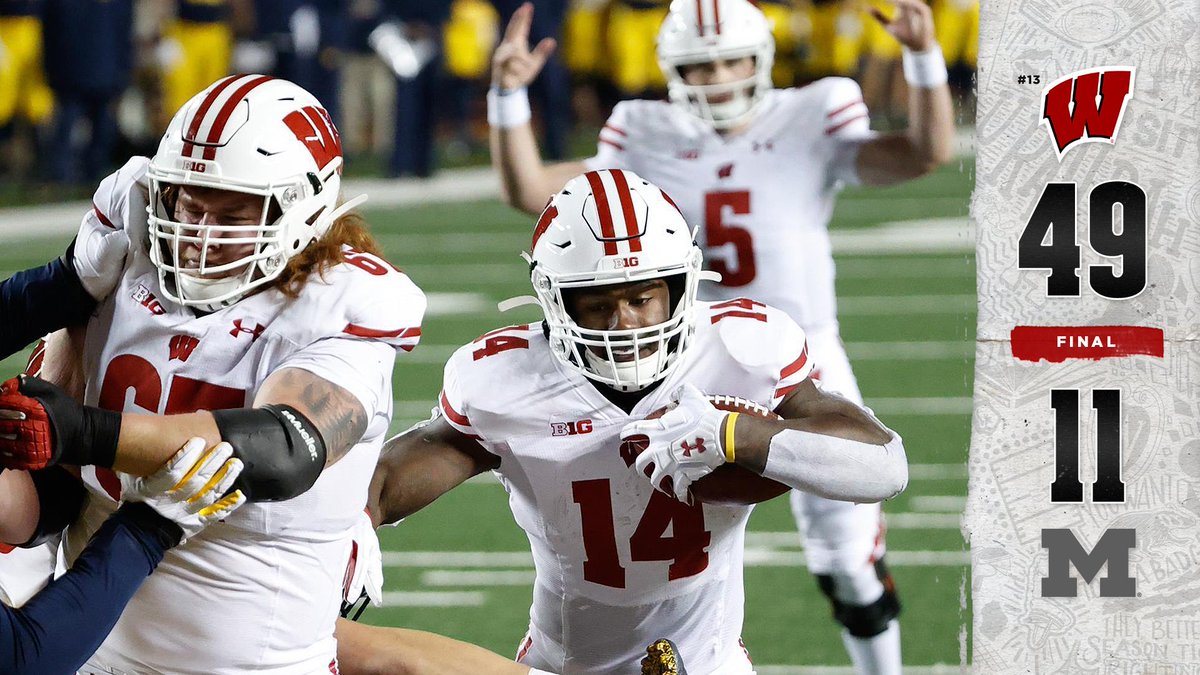 Wisconsin Football tweet media