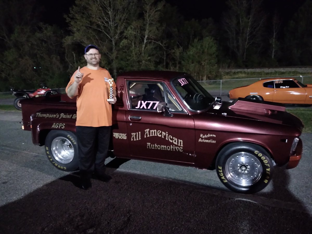7.0 Winner at the Big Dawg Shoot-out! #dragracing #dragtruck #headup #horsepower #mobiledragway #miga