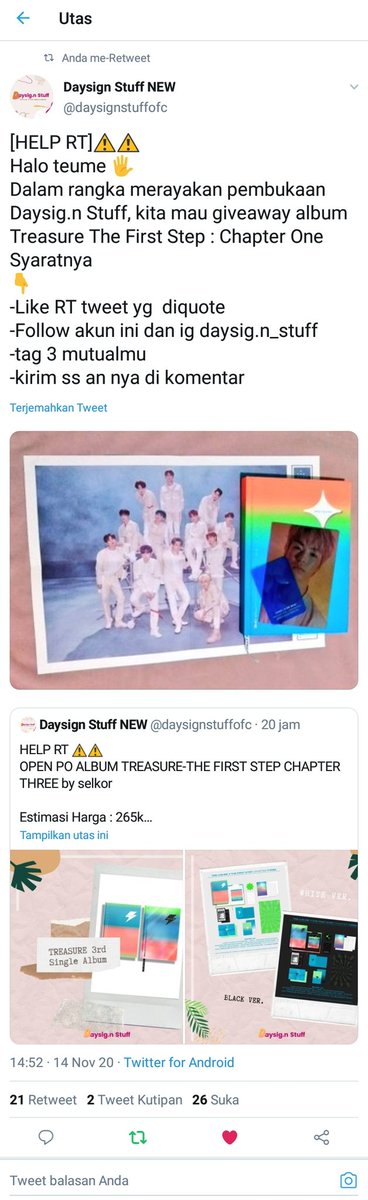 zsfoon's tweet photo. @daysignstuffofc Bismillah.. first of all mksh udh ngadain GA ini ka:') semoga diberi ganti yg lebih baik, selalu dimudahkan dan dilancarkan segala urusannya, selalu diberi kebahagiaan dan selalu diluaskan rizkinya aminn🙏 Wish me luck✨ bantu doanya gaes 🤗 @kacahya_hoon @Dwiprtw_pcy @parknayaa_ https://t.co/BLZAn6Y7VW